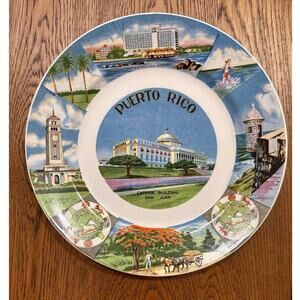 Vintage Puerto Rico Plate – A Must-Have for Collectors